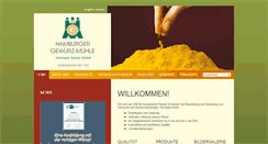 Desktop Screenshot of gewuerzmuehle.com